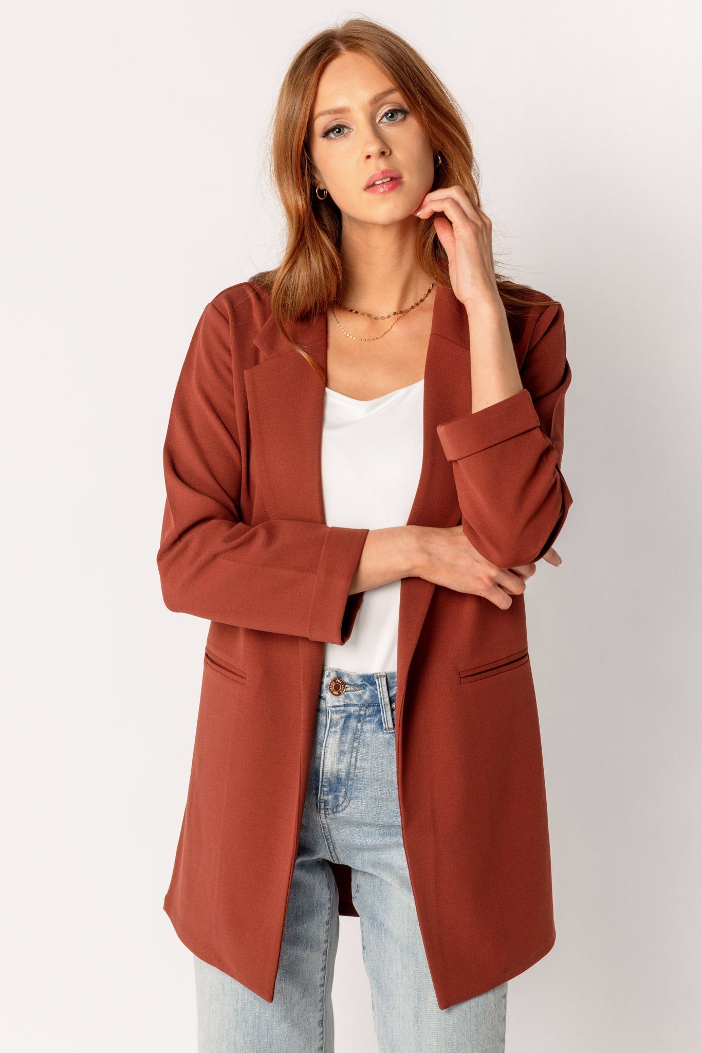 Zophiel | Eleganter Longline-Blazer