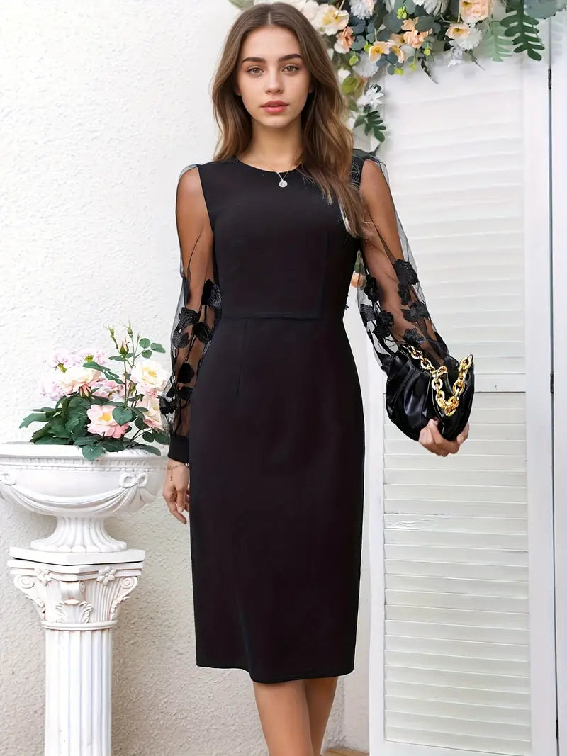 Sybil | Midikleid mit langen Ärmeln