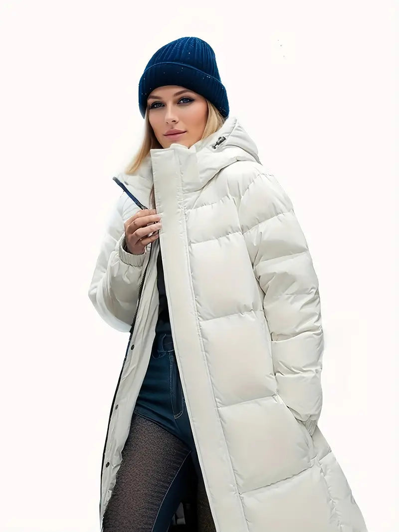 Annalise | Stilvolle lange Winter-Daunenjacke für Damen