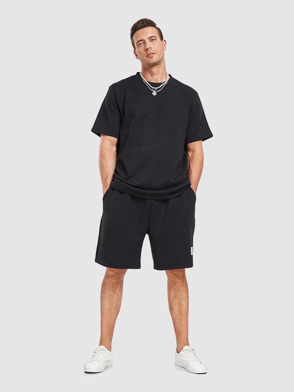 Matthias - Set aus Hemd und Shorts in Übergröße