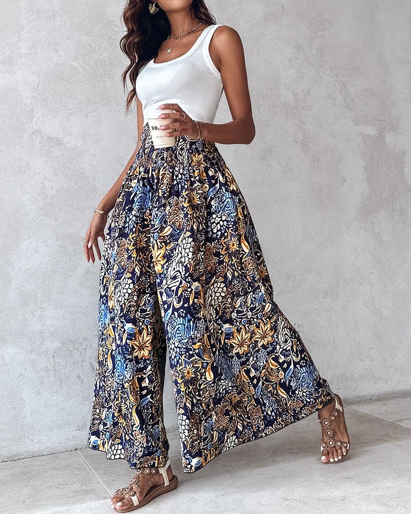 Gabi - Elegante Blumenhose