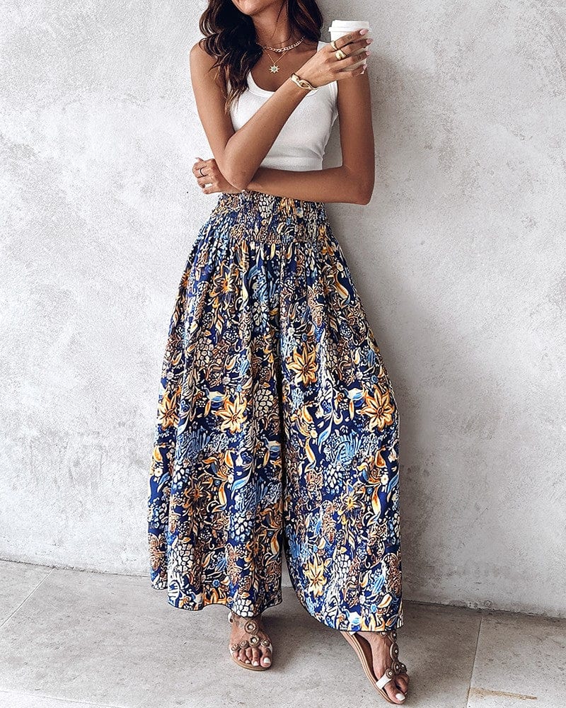Gabi - Elegante Blumenhose
