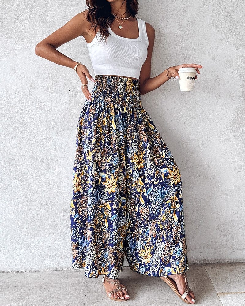 Gabi - Elegante Blumenhose