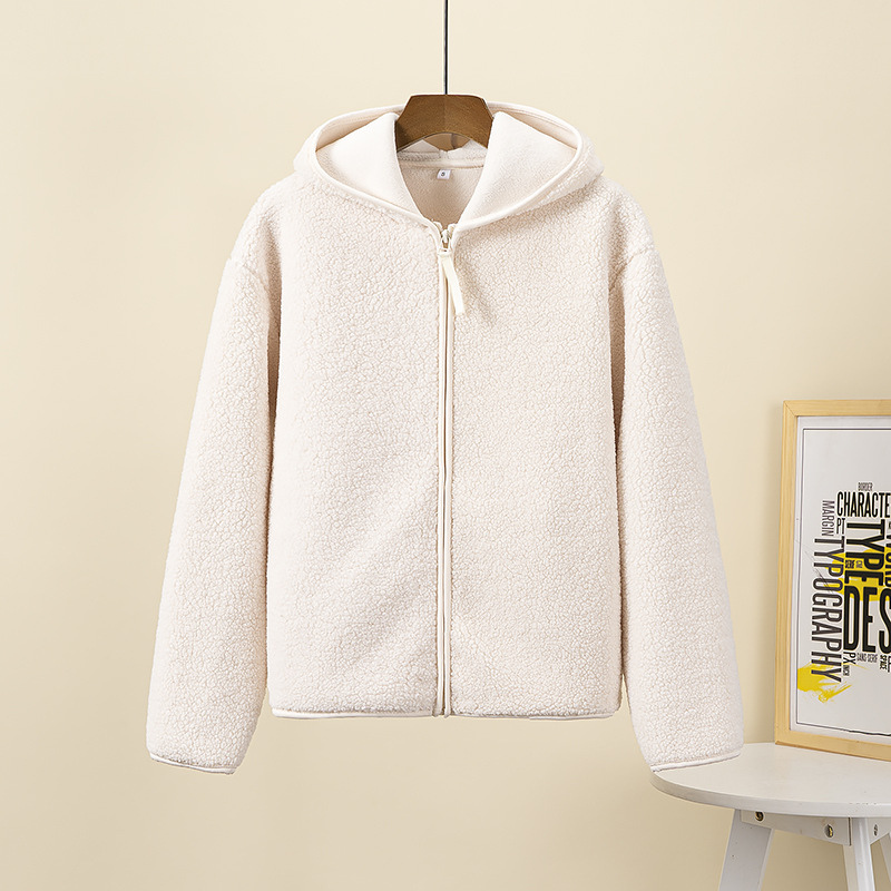 Wendy – Gemütliche Winter-Fleece-Hoodie mit Reißverschluss und Langarm für Damen