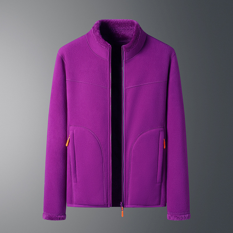 Kelsey - Kuschelige Fleece-Strickjacke mit langen Ärmeln für Herbst und Winter für Unisex