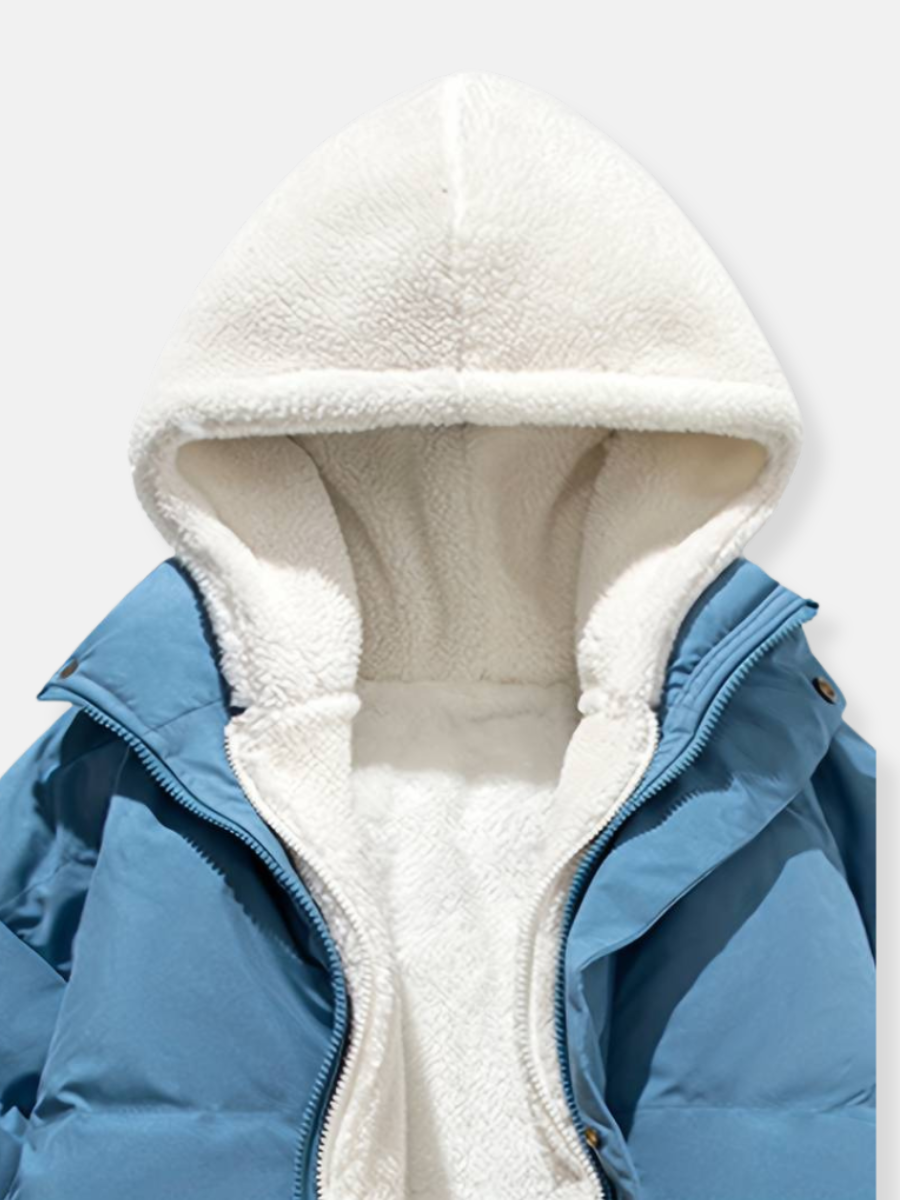 Marleisha | Warme Reißverschluss-Winterjacke
