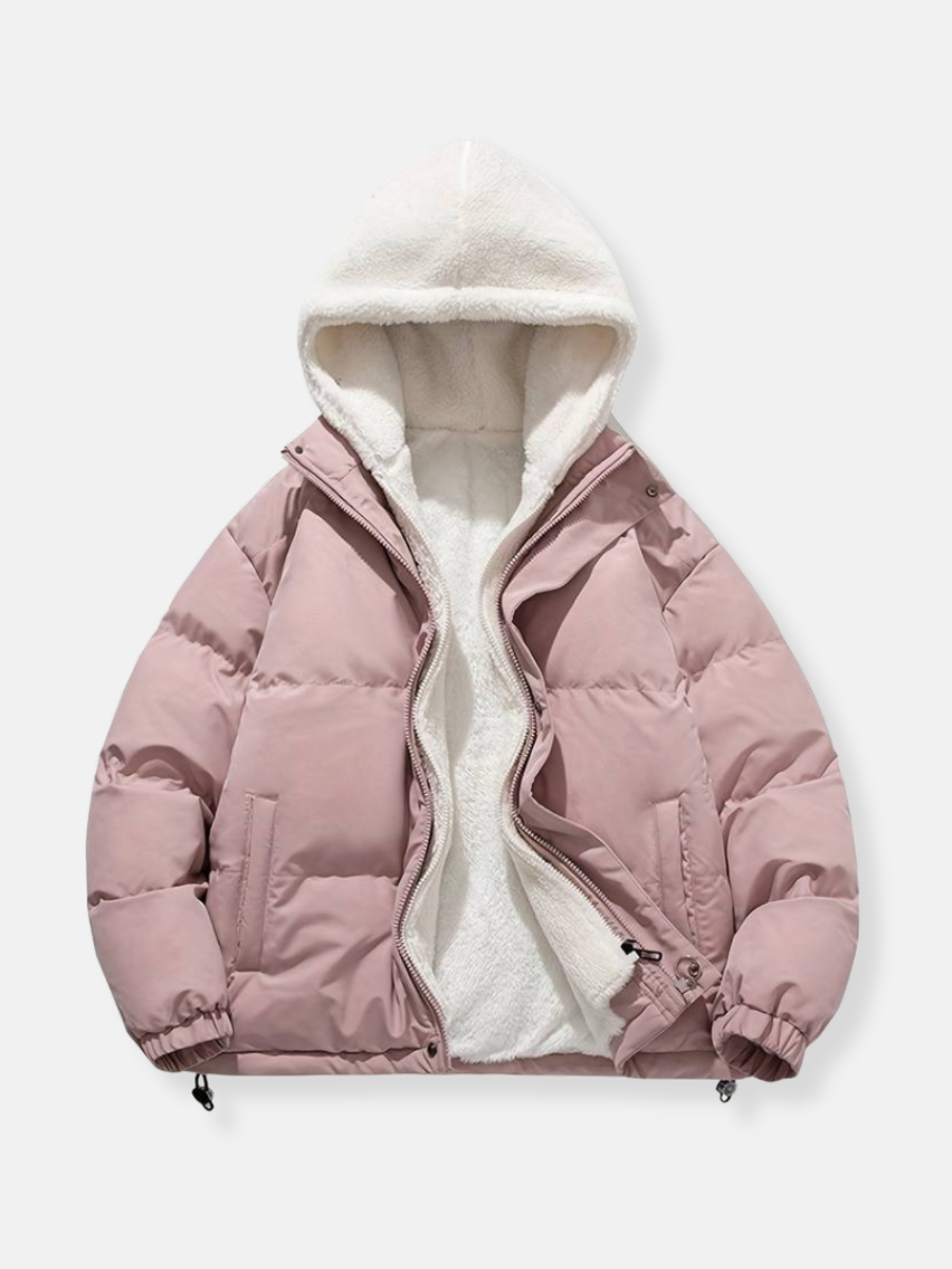 Marleisha | Warme Reißverschluss-Winterjacke