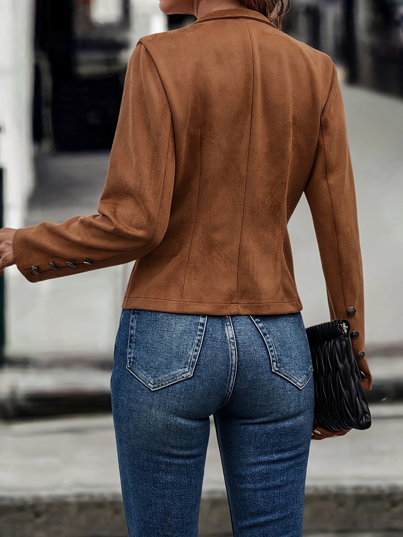 Carissa – Eleganter und Zeitloser Doppelreihiger Vintage-Mantel für Damen