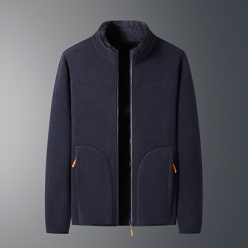 Kelsey - Kuschelige Fleece-Strickjacke mit langen Ärmeln für Herbst und Winter für Unisex