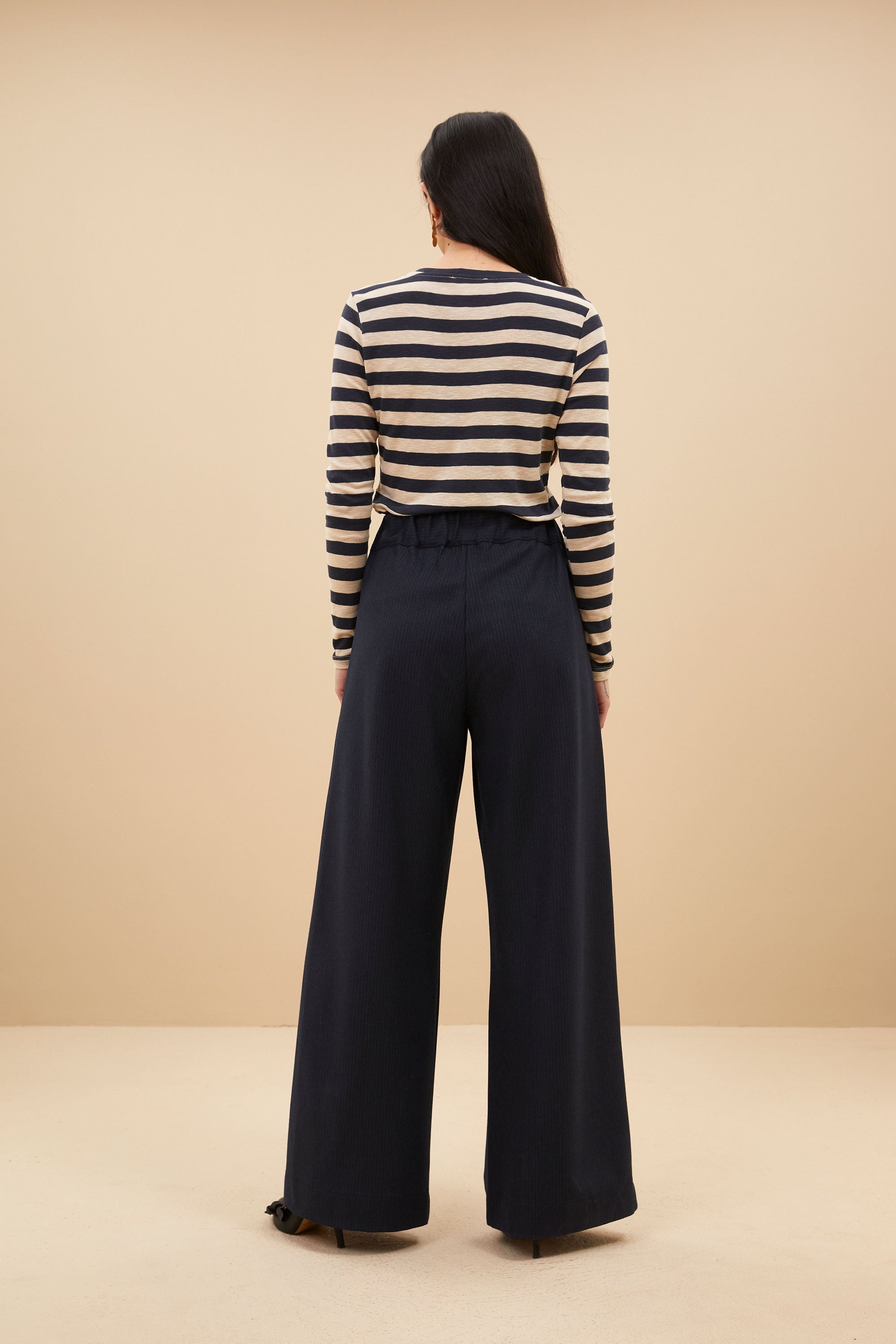 Odelith | Gestreiftes Damen Langarmshirt