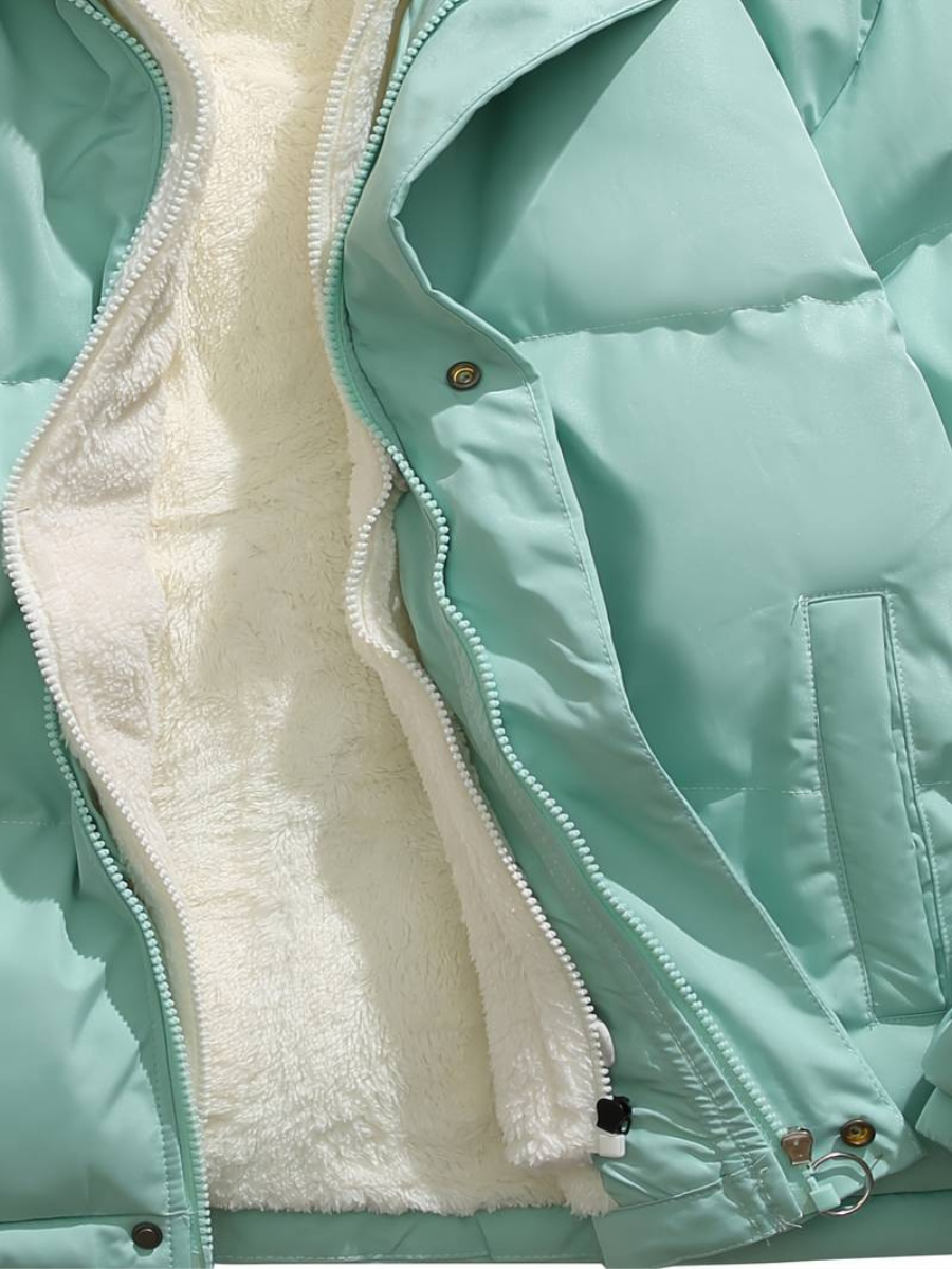 Marleisha | Warme Reißverschluss-Winterjacke