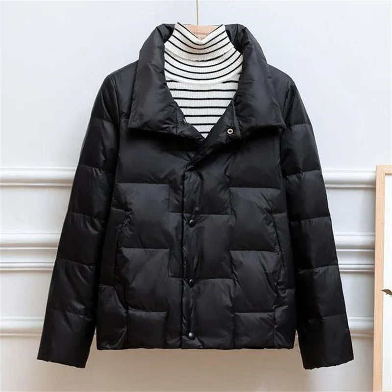 Cynthia - Gestepptes Knopf-Down-Jacke für Herbst und Winter für Damen
