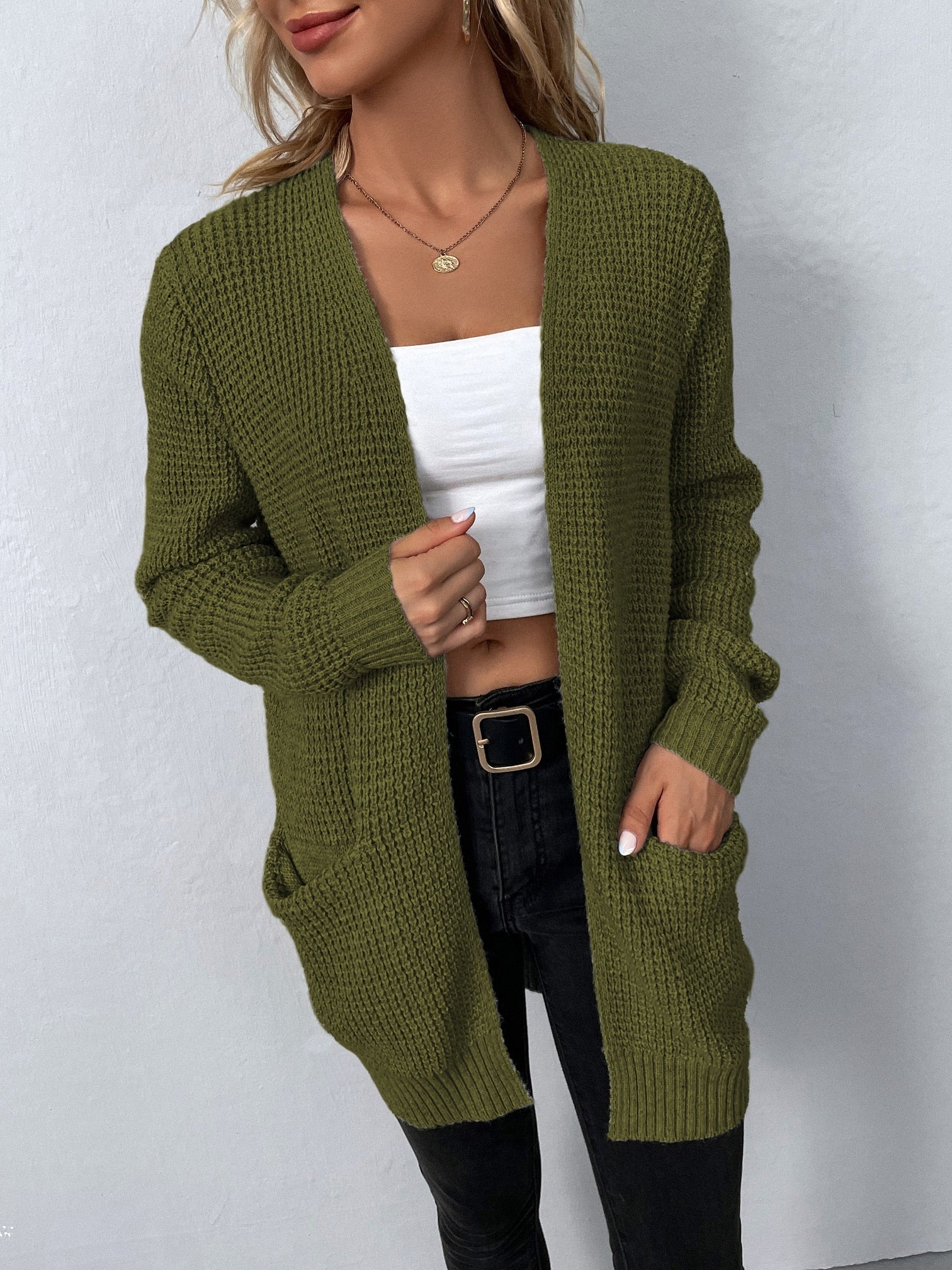 Jeesan - Weiche und bequeme Strickjacke