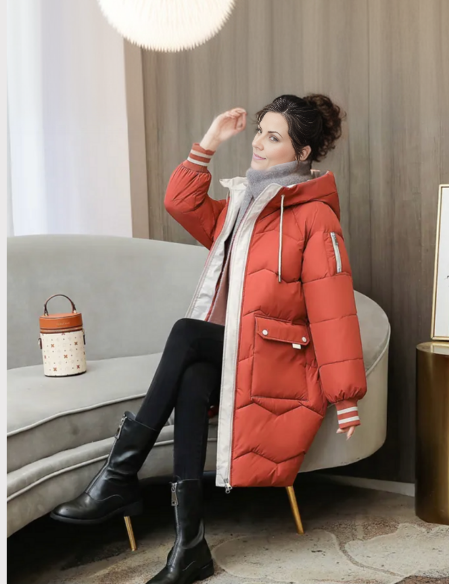 Helisent | Stilvoller lässiger Winter Daunenparka für Frauen