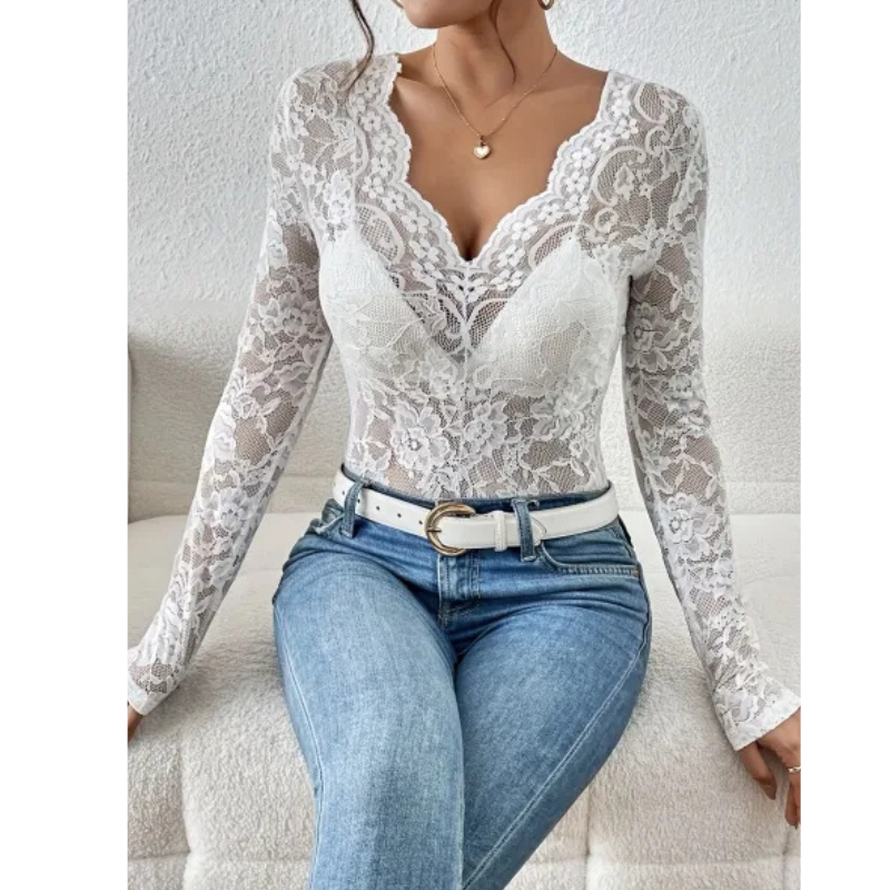 Spitzen-Top für Damen