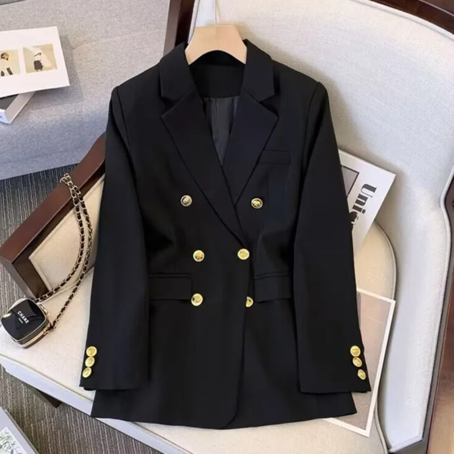 Doppelreihiger Blazer für Frauen