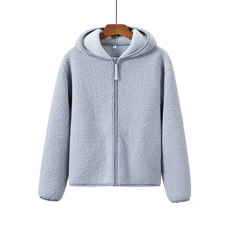 Wendy – Gemütliche Winter-Fleece-Hoodie mit Reißverschluss und Langarm für Damen