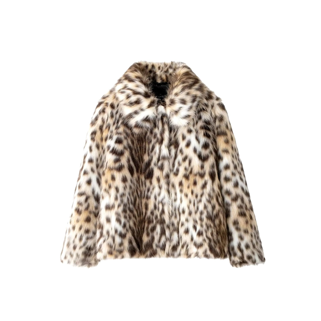 Arna | Leopardenfell-Mantel