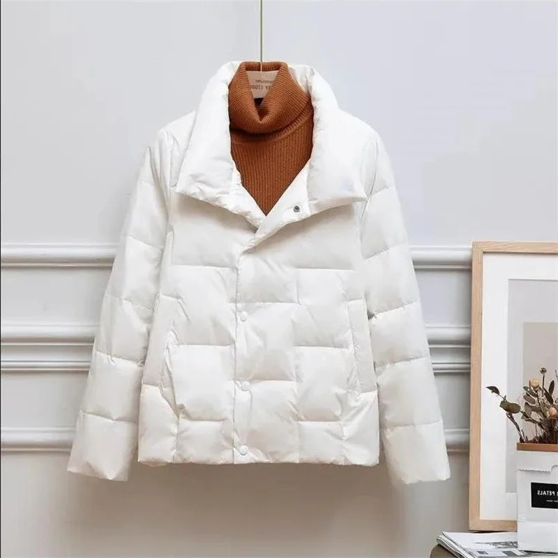 Cynthia - Gestepptes Knopf-Down-Jacke für Herbst und Winter für Damen