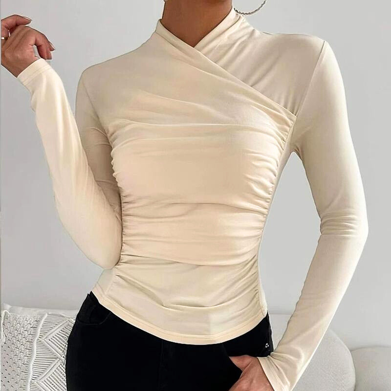 Apollonia | Trendige Cross Neck Bluse für Damen