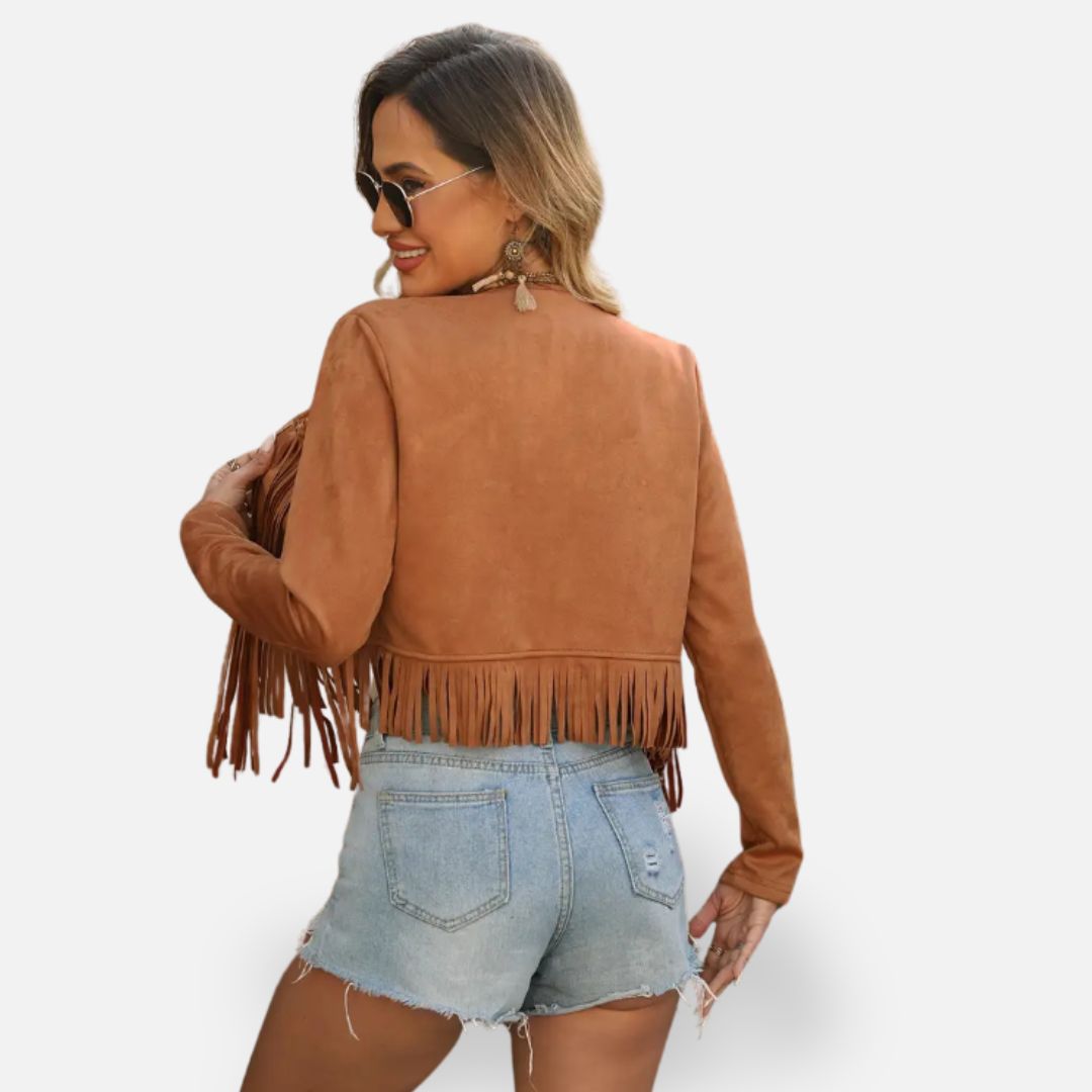 Vitalia | Jacke aus Kunstleder für Frauen