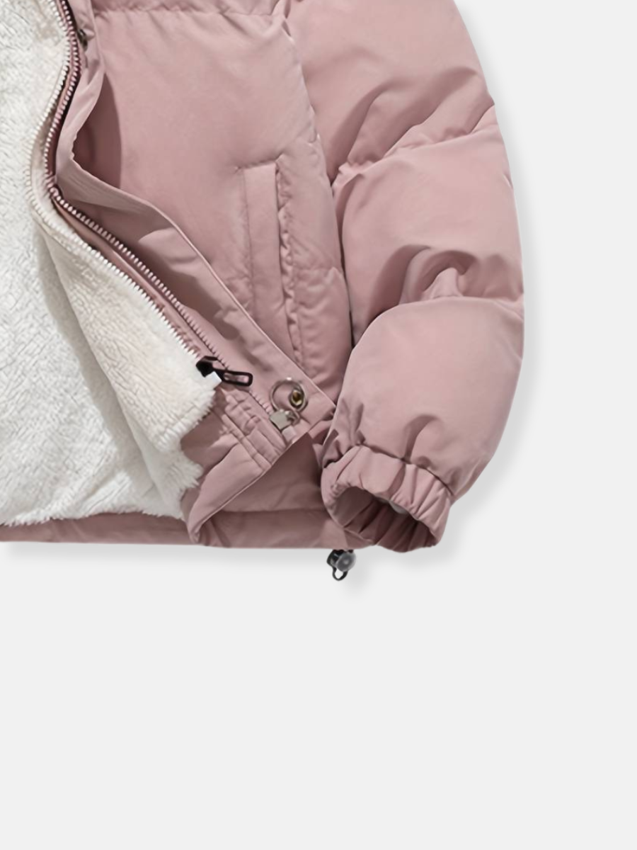 Marleisha | Warme Reißverschluss-Winterjacke