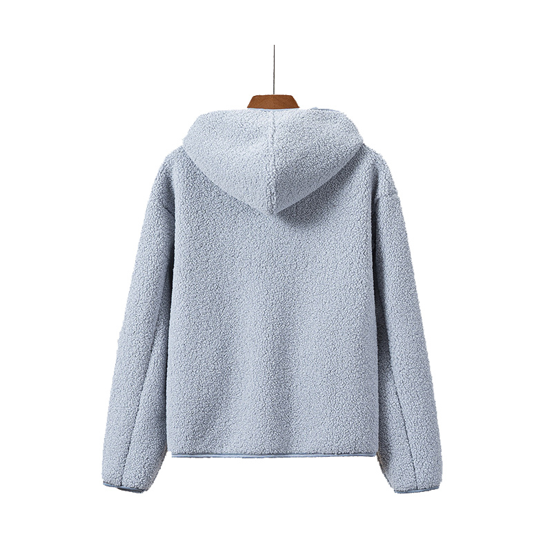 Wendy – Gemütliche Winter-Fleece-Hoodie mit Reißverschluss und Langarm für Damen