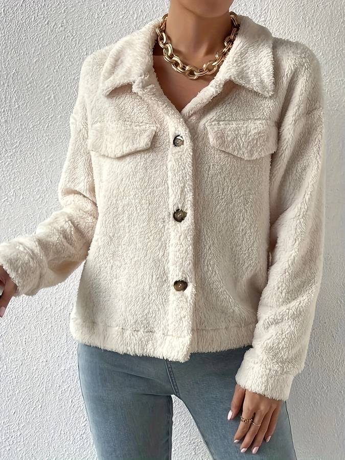 Blair - Stilvolle und Bequeme Fluffy Winterjacke für Frauen