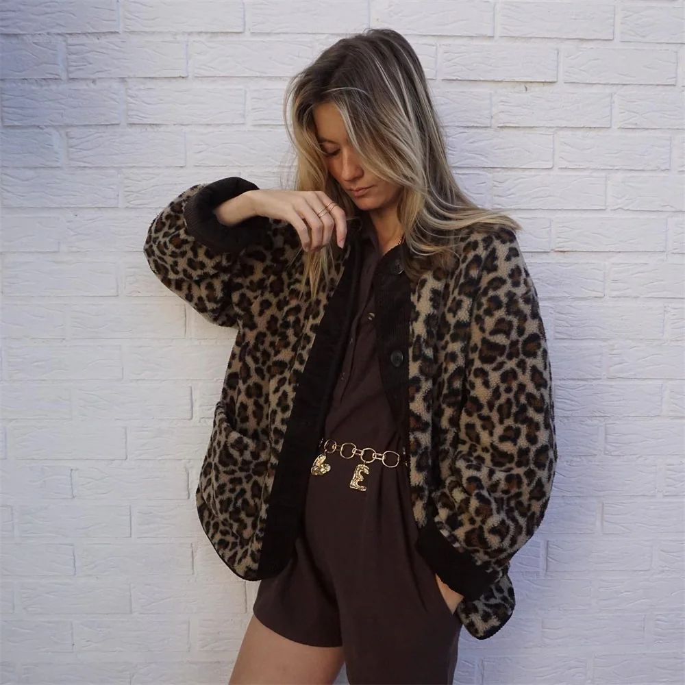 Axelle | Frühlingsjacke mit Leopardenprint