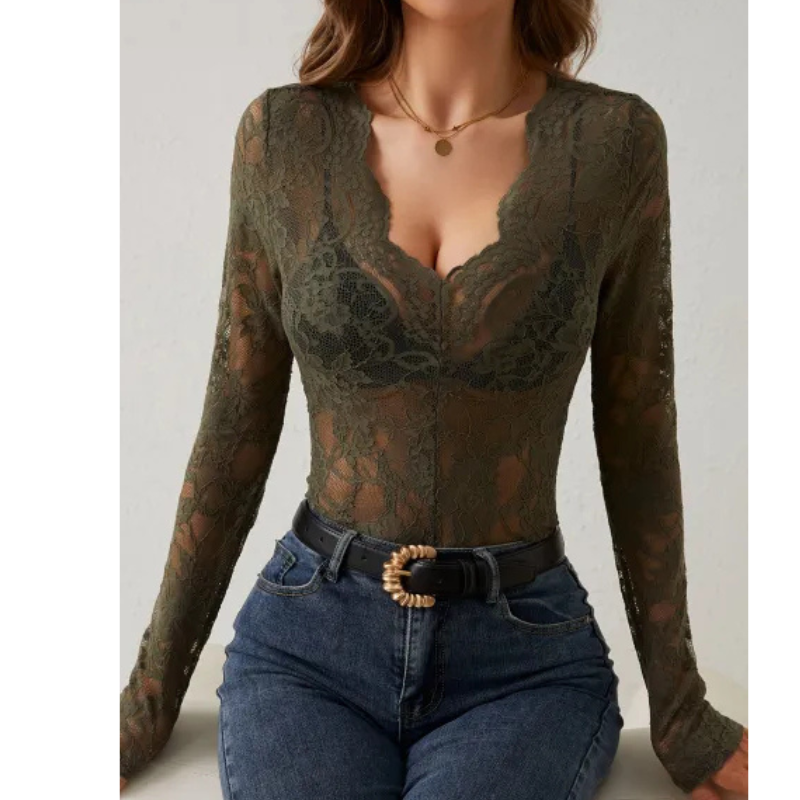 Spitzen-Top für Damen