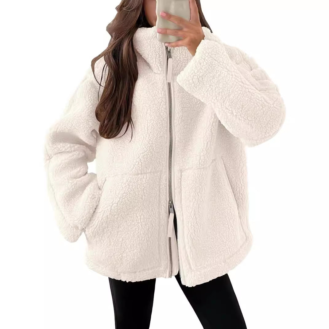 Wilmara | Fleece-Winterjacke mit Kragen