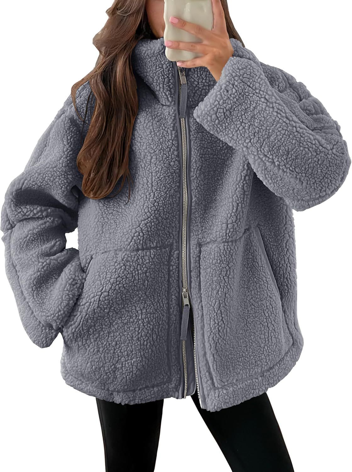 Wilmara | Fleece-Winterjacke mit Kragen