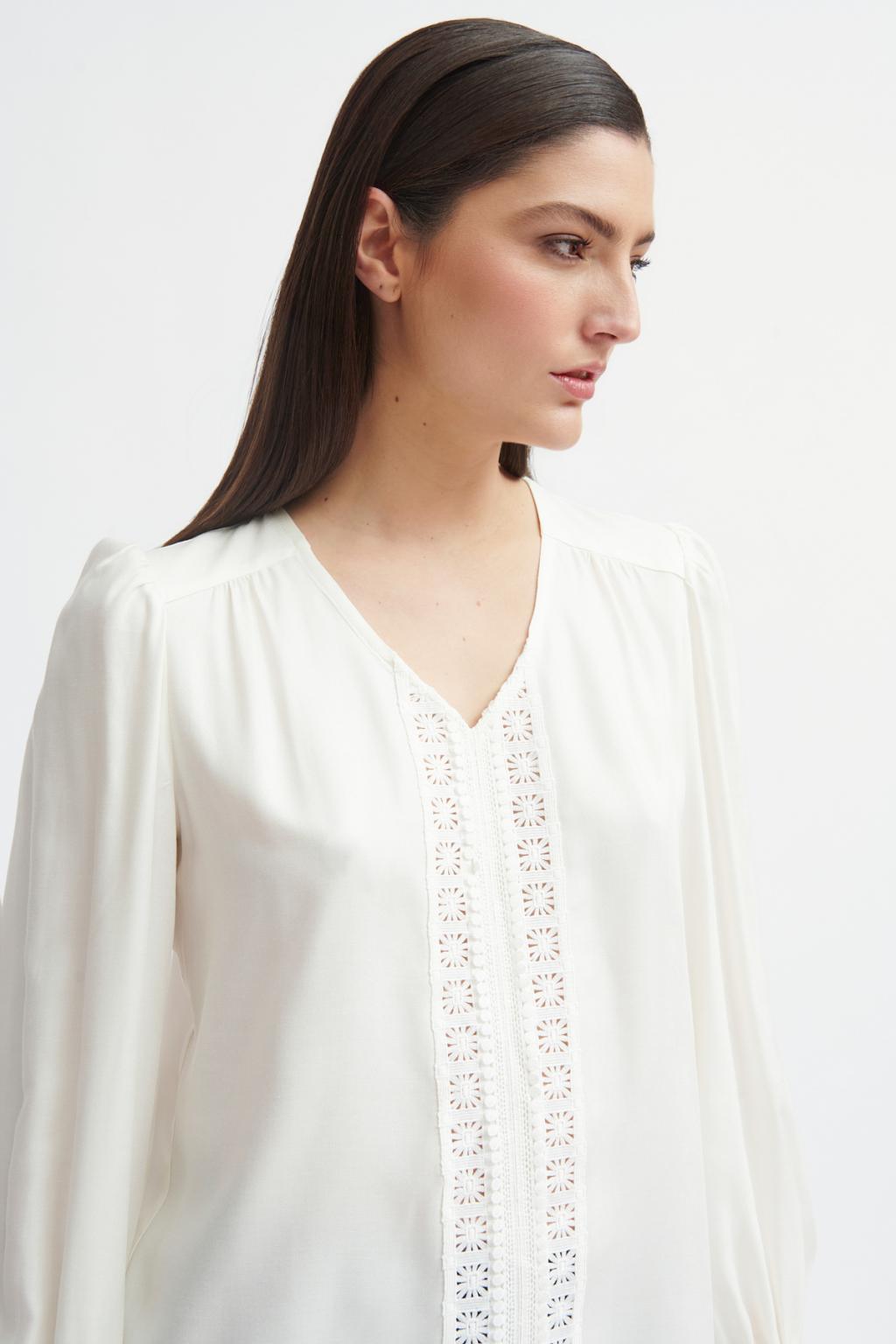 Alarice | Elegante natürliche Bluse