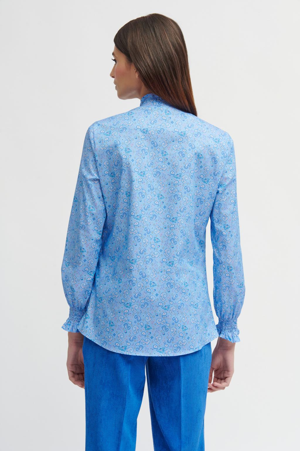 Aithra | Blaues Hemd