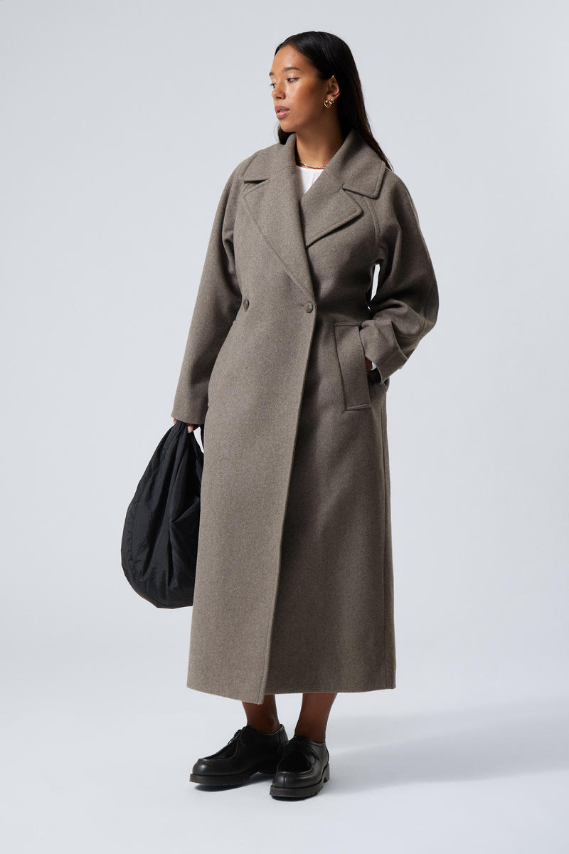 Emilia | Langer Wollmantel im Oversize-Stil