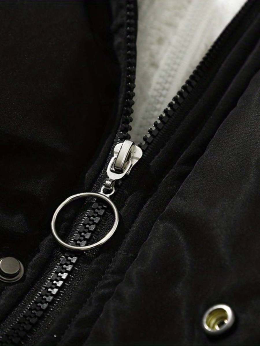 Marleisha | Warme Reißverschluss-Winterjacke
