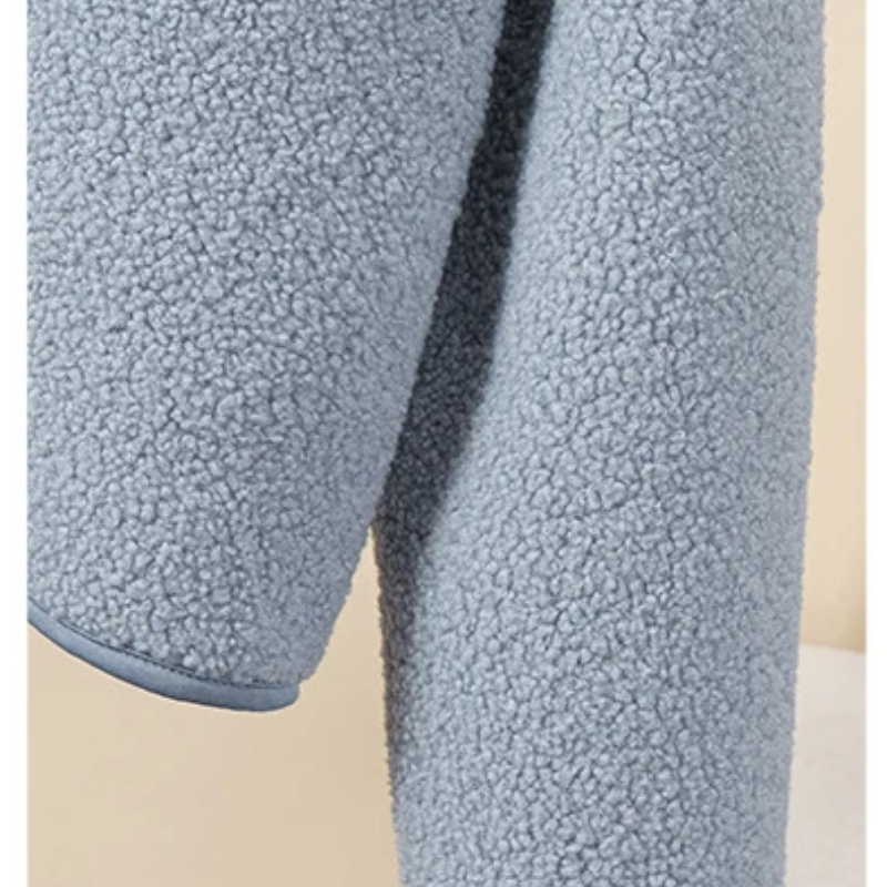Wendy – Gemütliche Winter-Fleece-Hoodie mit Reißverschluss und Langarm für Damen