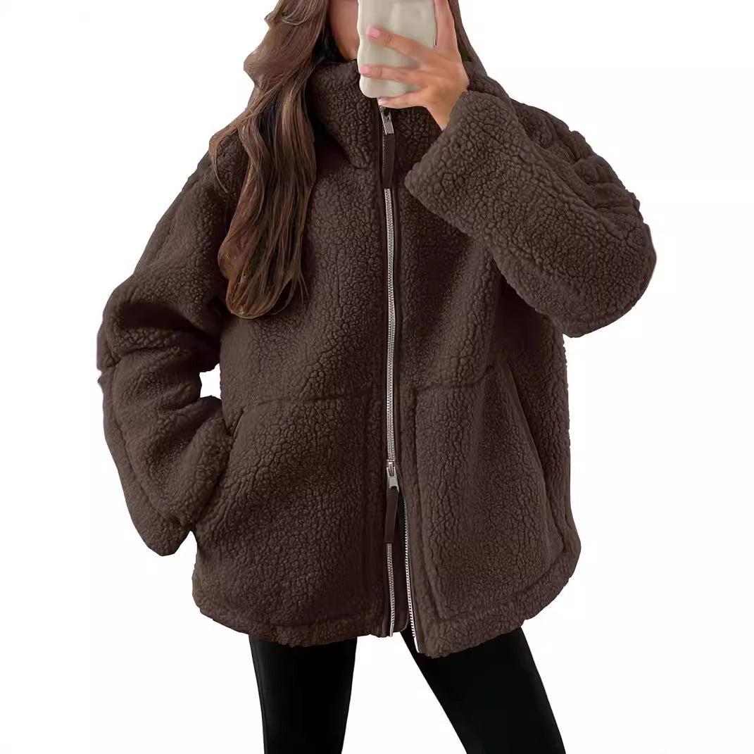 Wilmara | Fleece-Winterjacke mit Kragen
