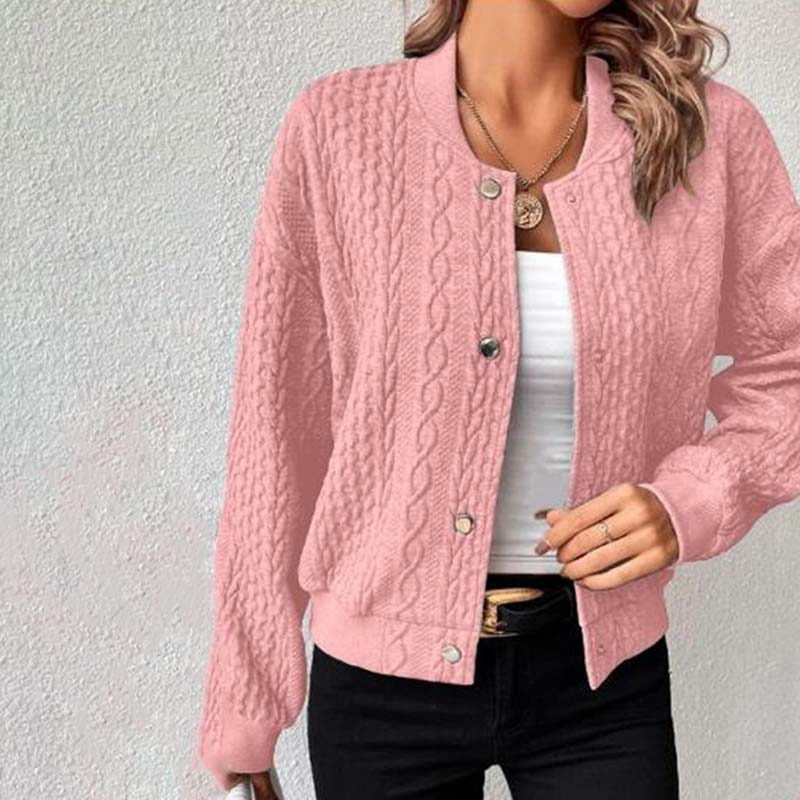 Jacqui-Lässiger Strick-Cardigan