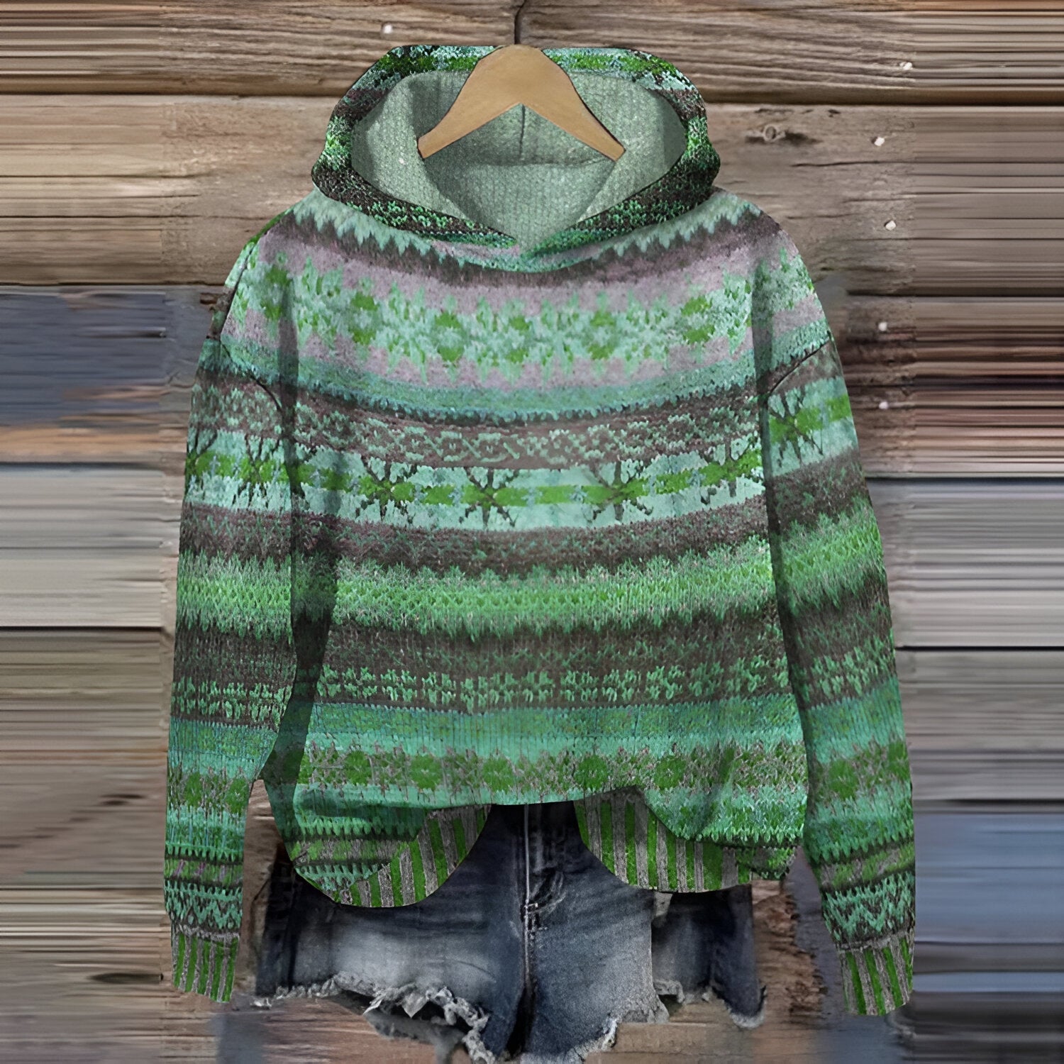 Elmira | Bequemer Vintage Style Damen Hoodie