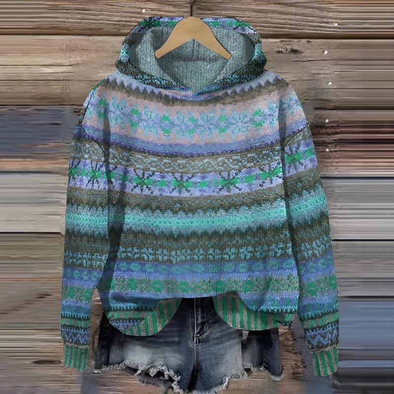 Elmira | Bequemer Vintage Style Damen Hoodie
