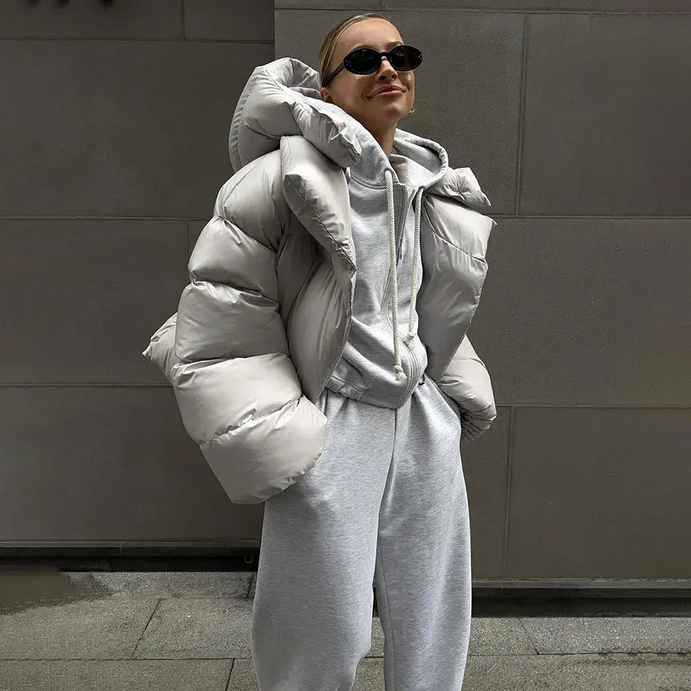 Nefeli | Steppjacke mit Kapuze