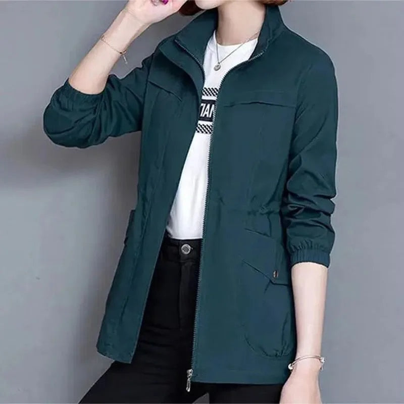 Amara - Damen Trenchcoat Uni