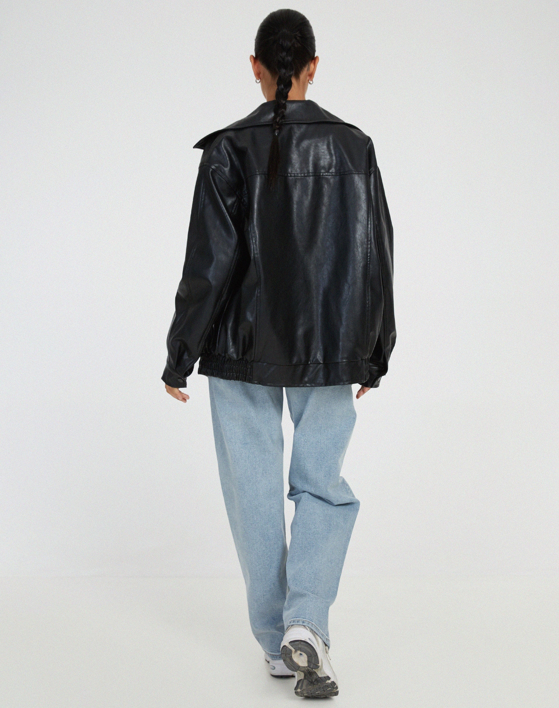 Ninon - Lockere Lederjacke