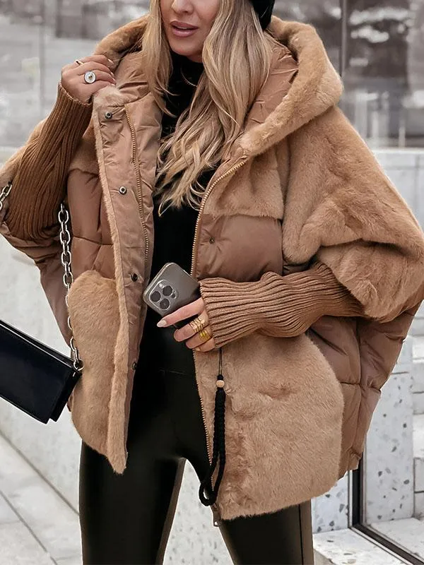 Winslet | Wintermantel mit mehrfarbigem Muster
