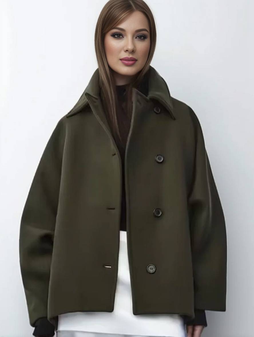 Geua | Frau elegante lässige übergroße Jacke