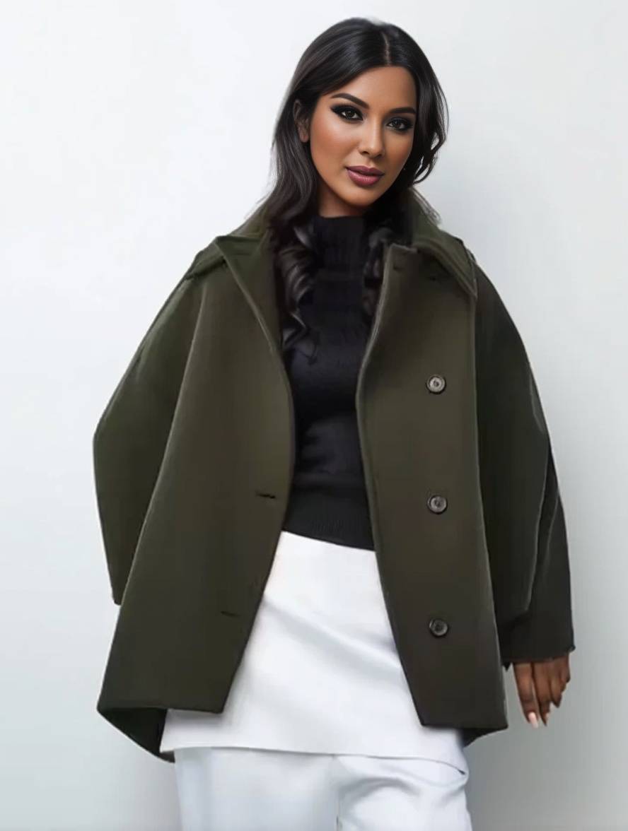 Geua | Frau elegante lässige übergroße Jacke