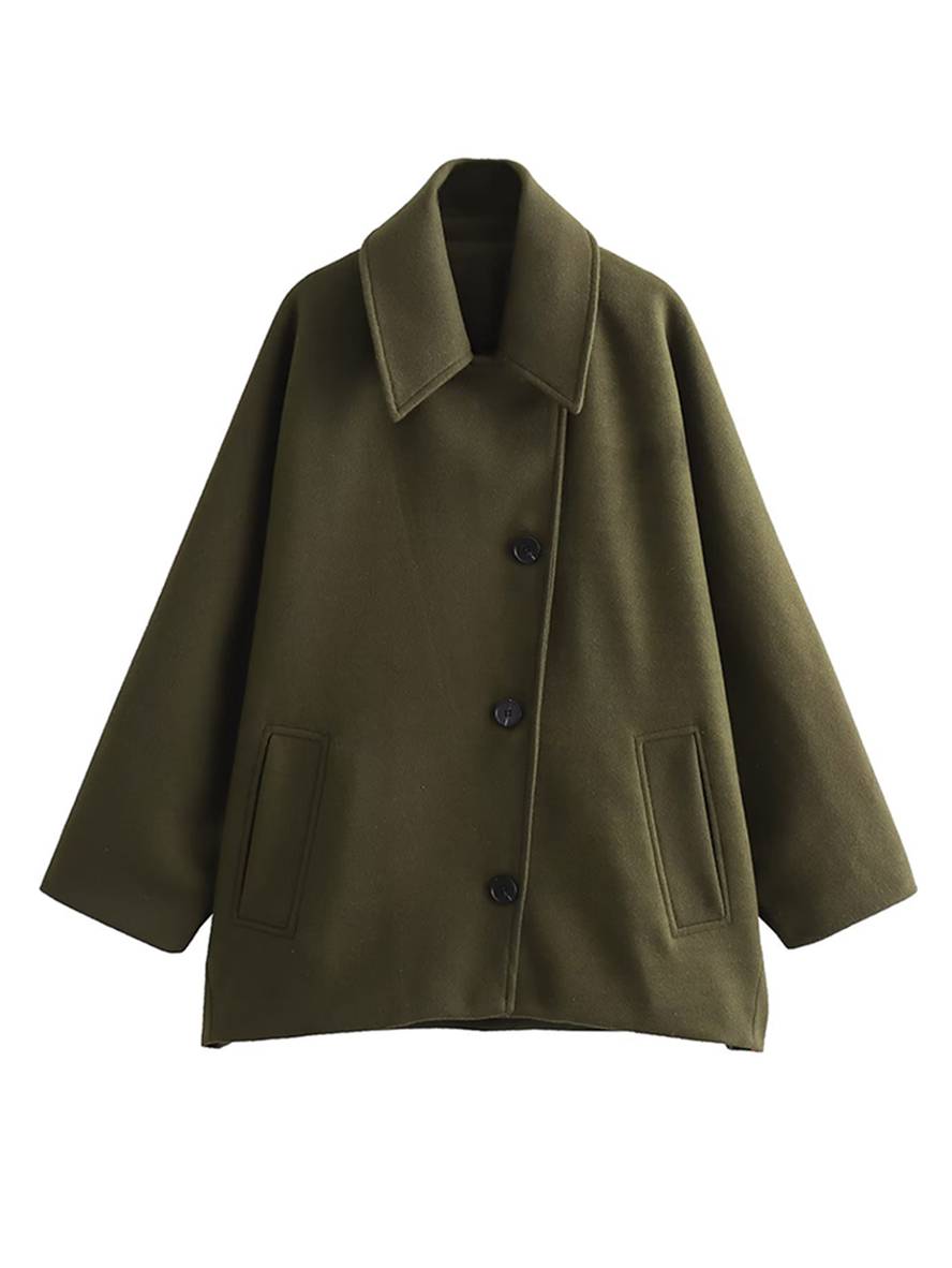 Geua | Frau elegante lässige übergroße Jacke