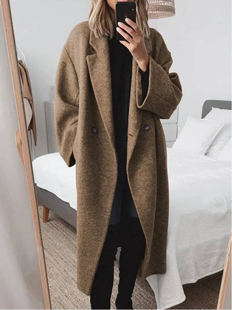Hella | Frau elegante lässige weite Jacke