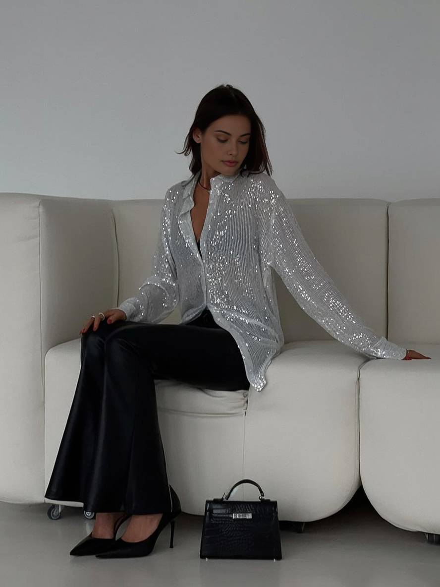 Huberta | Elegante lässige Bluse in Übergröße